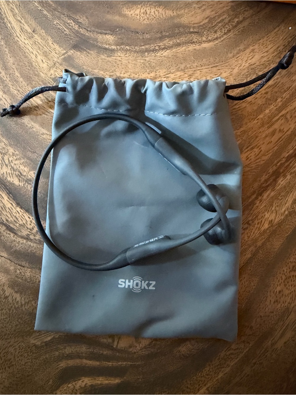 Shokz OpenRun Mini Wireless Bone Conduction Headphones - Slate Gray